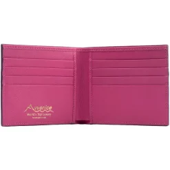 Avvenice - Premium Leather Wallet - Purple Fuchsia - Handmade in Italy - Exclusive Luxury Collection -^ Wallets
