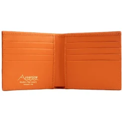 Avvenice - Premium Leather Wallet - Orange - Handmade in Italy - Exclusive Luxury Collection -