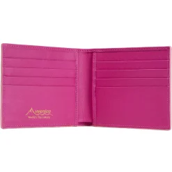 Avvenice - Premium Leather Wallet - Pink Fuchsia - Handmade in Italy - Exclusive Luxury Collection -^ Wallets