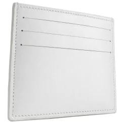 Avvenice - Premium Leather Credit Card Holder - White - Handmade in Italy - Exclusive Luxury Collection -^ Wallets