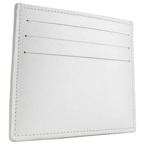 Avvenice - Premium Leather Credit Card Holder - White - Handmade in Italy - Exclusive Luxury Collection -^ Wallets