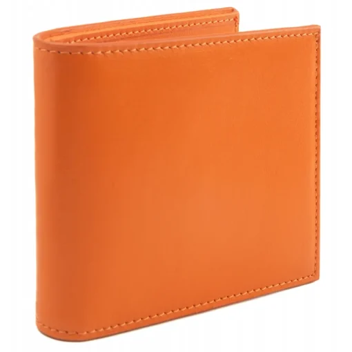 Avvenice - Premium Leather Wallet - Orange - Handmade in Italy - Exclusive Luxury Collection -