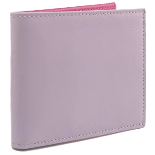 Avvenice - Premium Leather Wallet - Lilac Fuchsia - Handmade in Italy - Exclusive Luxury Collection -