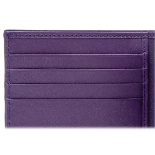 Avvenice - Premium Leather Wallet - Purple - Handmade in Italy - Exclusive Luxury Collection -^ Wallets