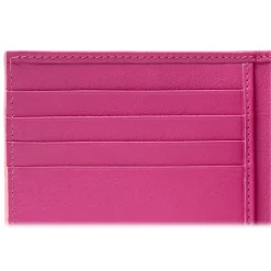 Avvenice - Premium Leather Wallet - Pink Fuchsia - Handmade in Italy - Exclusive Luxury Collection -^ Wallets