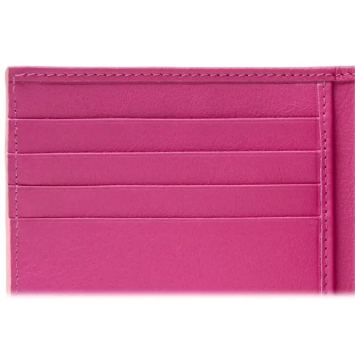 Avvenice - Premium Leather Wallet - Pink Fuchsia - Handmade in Italy - Exclusive Luxury Collection -^ Wallets