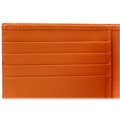 Avvenice - Premium Leather Wallet - Orange - Handmade in Italy - Exclusive Luxury Collection -