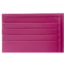 Avvenice - Premium Leather Wallet - Lilac Fuchsia - Handmade in Italy - Exclusive Luxury Collection -