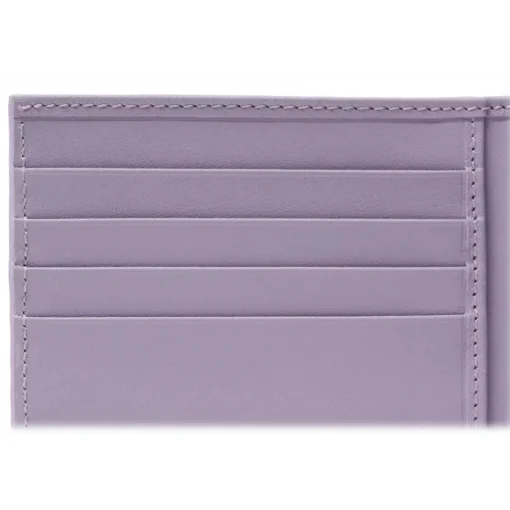 Avvenice - Premium Leather Wallet - Lilac - Handmade in Italy - Exclusive Luxury Collection -