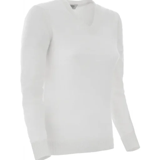 Avvenice - Theria - Woman Loro Piana Cashmere V-Neck Sweater - White - Knitwear - Luxury Exclusive Collection -