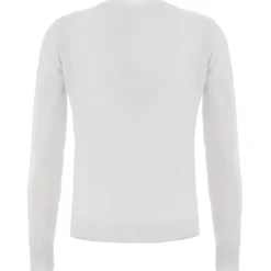 Avvenice - Theria - Woman Loro Piana Cashmere V-Neck Sweater - White - Knitwear - Luxury Exclusive Collection -