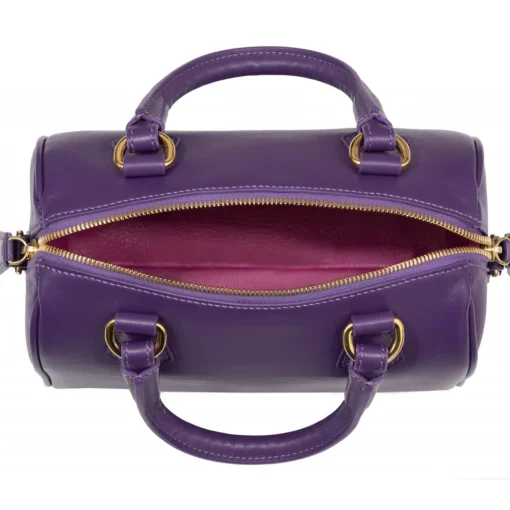 Avvenice - Thesaura - Premium Leather Bag - Purple - Handmade in Italy - Exclusive Luxury Collection -^ Bags