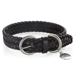 B Wilde Collection - Figaro Collar - Dark Chocolate - Figaro Collection - Leather Collar - High Quality Luxury - Avvenice