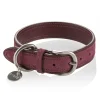 B Wilde Collection - Tango Collar - Bordeaux - Tango Collection - Leather Collar - High Quality Luxury - Avvenice^ Collars