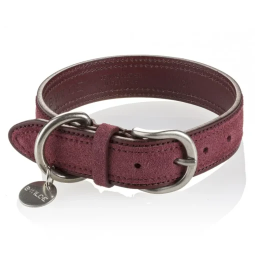 B Wilde Collection - Tango Collar - Bordeaux - Tango Collection - Leather Collar - High Quality Luxury - Avvenice^ Collars