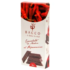 Bacco - Tipicit\u00e0 al Pistacchio Bacco - Tipicità al Pistacchio - Chocolate of Modica - Chili Pepper - Artisan Chocolate - 100 g - Avvenice