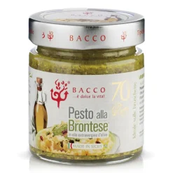 Bacco - Tipicit\u00e0 al Pistacchio Bacco - Tipicità al Pistacchio - Pesto alla Brontese 70 % - Pistachio from Bronte - 90 g - Avvenice