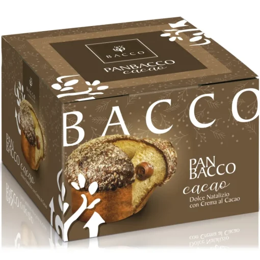 Bacco - Tipicit\u00e0 al Pistacchio Bacco - Tipicità al Pistacchio - PanBacco with Cocoa - Artisan Panettone - 900 g - Avvenice^ Sweets