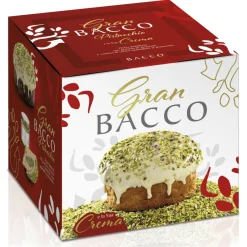 Bacco - Tipicit\u00e0 al Pistacchio Bacco - Tipicità al Pistacchio - Gran Bacco with Pistachio Chocolate + Cream - Artisan Panettone - 800 g + 200 g - Avvenice^ Sweets