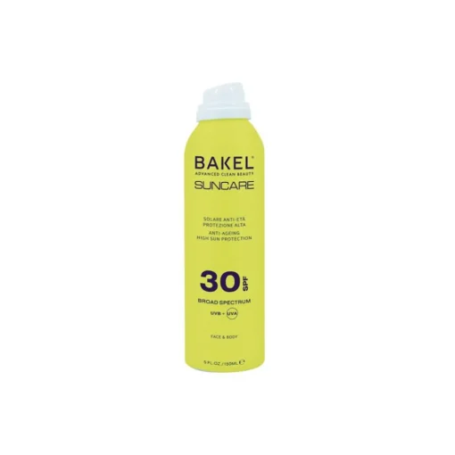 Bakel - Face & Body Sunscreen Spray SPF30 - Anti-Ageing Very High Sunscreen Protection - Anti-Ageing - 150 ml - Luxury Cosmetics - Avvenice^ Natural Cosmetics