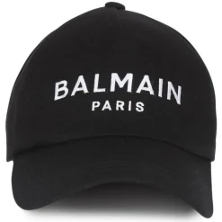 Balmain - Cotton Cap - Black - Exclusive Luxury Collection - Avvenice