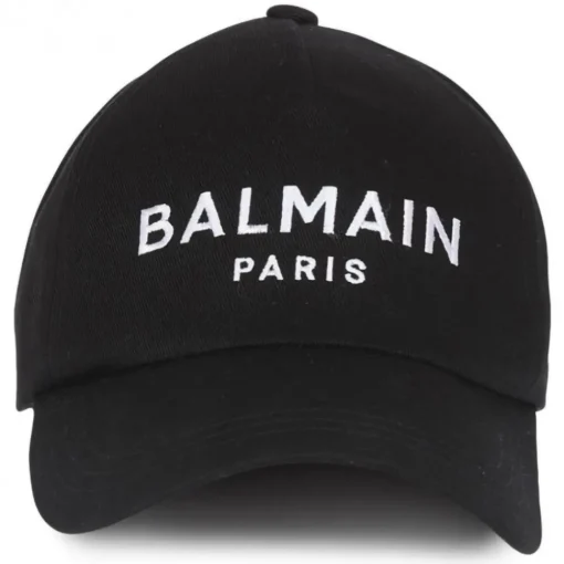 Balmain - Cotton Cap - Black - Exclusive Luxury Collection - Avvenice