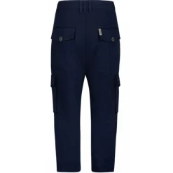 Balmain - Cotton Cargo Trousers - Navy Blue - Exclusive Luxury Collection - Avvenice