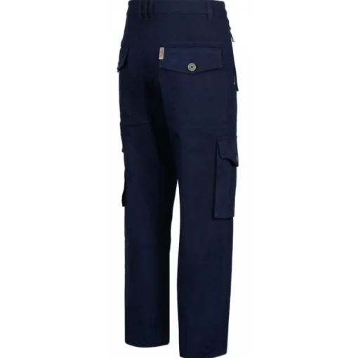 Balmain - Cotton Cargo Trousers - Navy Blue - Exclusive Luxury Collection - Avvenice