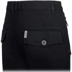 Balmain - Cotton Cargo Trousers - Black - Exclusive Luxury Collection - Avvenice