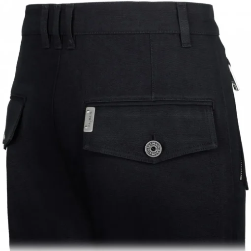Balmain - Cotton Cargo Trousers - Black - Exclusive Luxury Collection - Avvenice