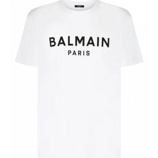 Balmain - Cotton Logo Print T-Shirt - White - Exclusive Luxury Collection - Avvenice^ T-shirt