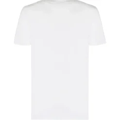 Balmain - Cotton Logo Print T-Shirt - White Black - Exclusive Luxury Collection - Avvenice