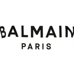 Balmain - Cotton Logo Print T-Shirt - White Black - Exclusive Luxury Collection - Avvenice