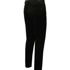 Balmain - Cotton Suede Cropped Trousers - Black - Exclusive Luxury Collection - Avvenice^ Trousers