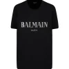 Balmain - Crystal Logo T-Shirt - Black - Exclusive Luxury Collection - Avvenice