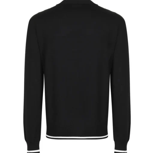 Balmain - Diamond Jacquard Jumper - Black - Exclusive Luxury Collection - Avvenice