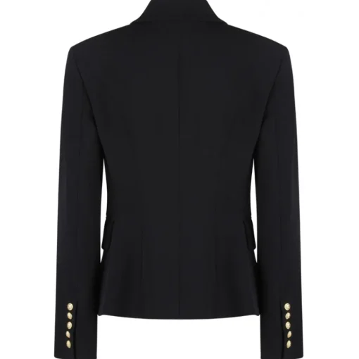Balmain - Double Breasted Blazer - Black - Exclusive Luxury Collection - Avvenice^ Jackets