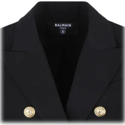 Balmain - Double Breasted Blazer - Black - Exclusive Luxury Collection - Avvenice^ Jackets