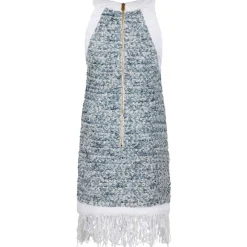 Balmain - Dress - Blue White - Exclusive Luxury Collection - Avvenice^ Dresses