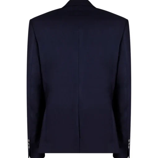 Balmain - Embossed Buttons Blazer - Blue - Exclusive Luxury Collection - Avvenice