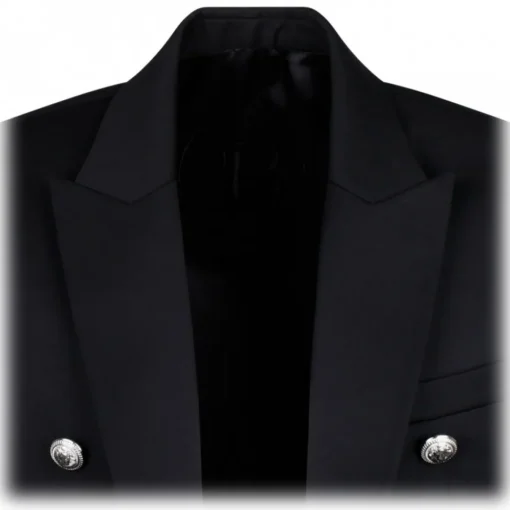 Balmain - Embossed Buttons Blazer - Black - Exclusive Luxury Collection - Avvenice