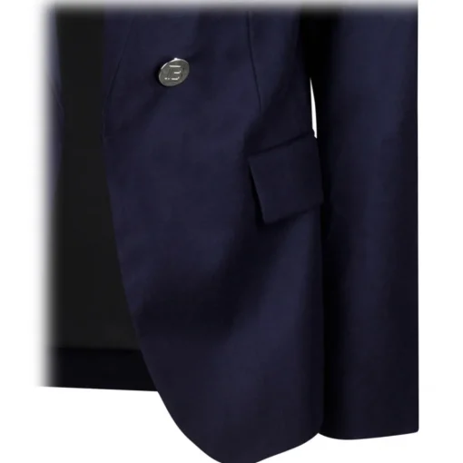 Balmain - Embossed Buttons Blazer - Blue - Exclusive Luxury Collection - Avvenice