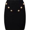 Balmain - Fine Knit Skirt - Black - Exclusive Luxury Collection - Avvenice