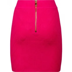 Balmain - Fine Knit Skirt - Fuchsia - Exclusive Luxury Collection - Avvenice