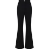Balmain - Flared Trousers - Black - Exclusive Luxury Collection - Avvenice^ Trousers