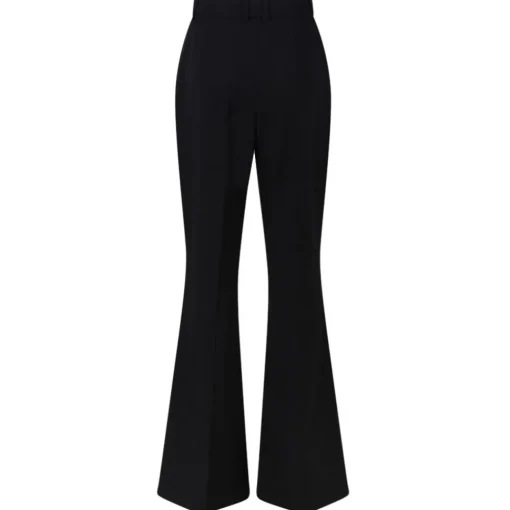 Balmain - Flared Trousers - Black - Exclusive Luxury Collection - Avvenice^ Trousers