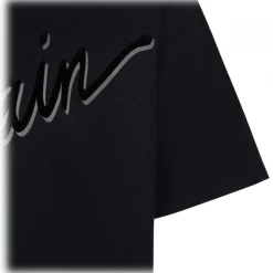 Balmain - Flocked Logo T-Shirt - Black - Exclusive Luxury Collection - Avvenice