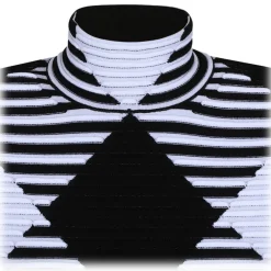 Balmain - Gingham Knit Mini Dress - Black White - Exclusive Luxury Collection - Avvenice^ Dresses