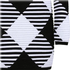 Balmain - Gingham Knit Mini Dress - Black White - Exclusive Luxury Collection - Avvenice^ Dresses