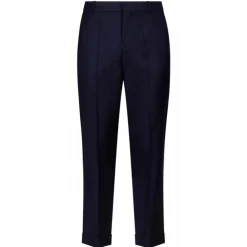 Balmain - Jacquard Trousers - Marine Blue - Exclusive Luxury Collection - Avvenice^ Trousers
